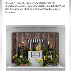 Kate summer lemonade stand backdrop size 7x5
